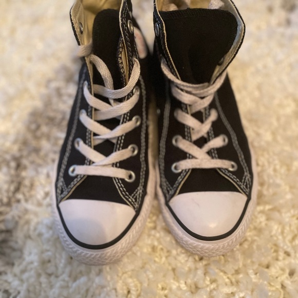 Kids black chuck taylor allstar High top Converse - Picture 4 of 7